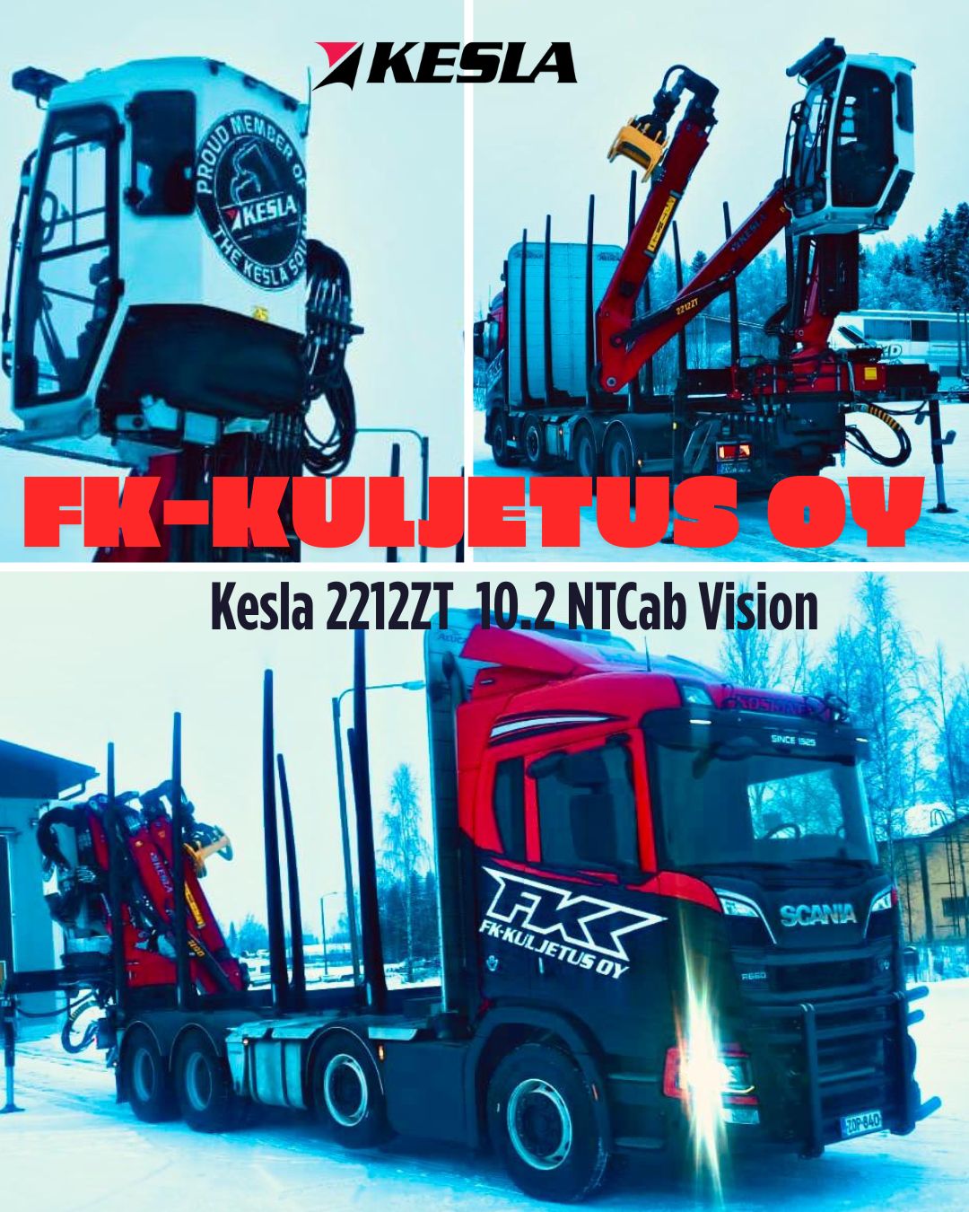 Kesla 2212ZT 10.2 NT Cab Vision
